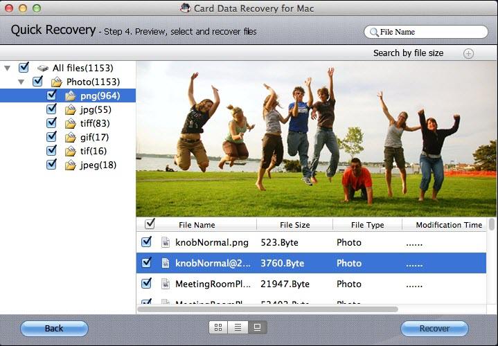 sdhc card data recovery on mac